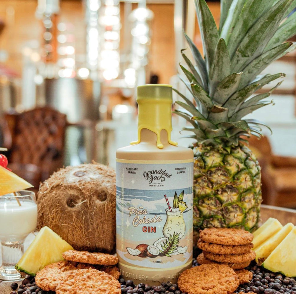 Granddad Jacks Pina colada Gin Limited Edition - Tropisk ferie på flaske